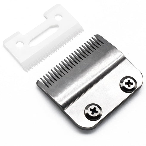 Professional 2-Hole Stagger Tooth Replacement Blades Set #2161, Compatible with Wahl 5 Star Magic Clip