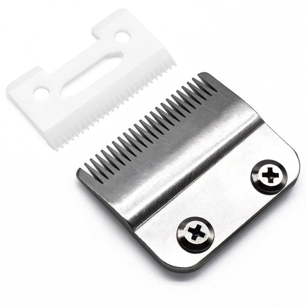 Professional 2-Hole Stagger Tooth Replacement Blades Set #2161, Compatible with Wahl 5 Star Magic Clip