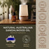 Set Set 2x0.34 oz Australian Sandalwood & Vanilla Essential Oil for Skin - Aromatherapy Grade Essential Oils - fl - Gya