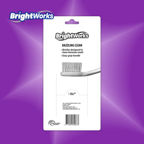 Dazzling Clean Manual Toothbrush, 10 Pack, Soft Bristles for Sensitive Teeth, Multiple Colors
