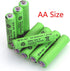 10 Packs 1.2V AA 900mAh Ni-MH Rechargeable Batteries for Solar Lights, Garden Lights, Remotes, Mice