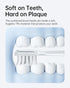 Laifen Cushioned Toothbrush Heads, 6 Count Replacement for Adults, Compatible with Wave Electric Toothbrush