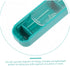 Weekly Medicine Organizer Box with Compartments Portable Reusable Pill Case with Lid and Storage Bag Compact Organizer