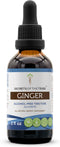 Secrets of the Tribe Ginger Tincture, Alcohol-Free Extract, 2 oz Dried Root