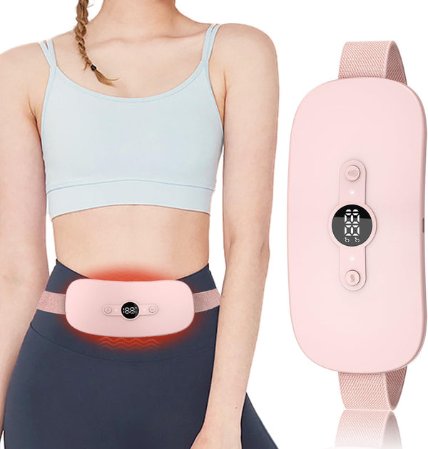 Heating Pad for Period Cramps Portable Menstrual Cordless Electric Heated Pads for