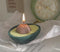 T-shin Avocado Shaped Scented Candle,90G Aroma Soy Wax Decorative Candle for Table Photo