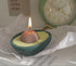 T-shin Avocado Shaped Scented Candle,90G Aroma Soy Wax Decorative Candle for Table Photo