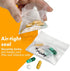Pill Pouch Bags - (Pack of 400) 3" x 2.75" Disposable Zipper Pills Baggies for Daily AM PM Travel Organizer