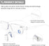 DOOViC 5 Pack Lightweight One-Piece Design Reading Glasses, Comfortable Blue Light Blocking Computer Readers