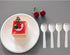 100PCS Disposable Sporks, Eco-Friendly Durable Plastic 2 in 1 Forks and Spoons for Lunch, Picnics, Restaurant, Party