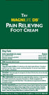MagniLife DB Foot Cream, 4 oz Jar - Calming Relief for Burning, Tingling, Shooting & Stabbing Foot Sensations