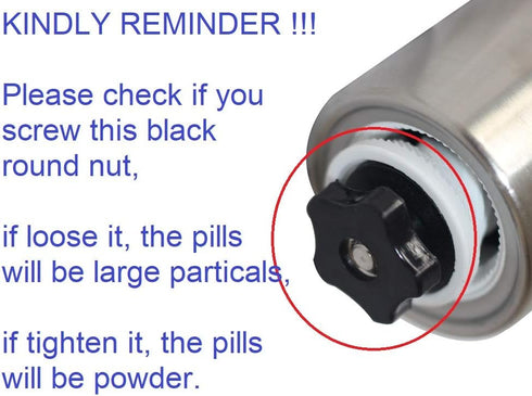 CoaGu Pill Crusher, Grind Multiple Tablets into Fine Powder for Travel, Feeding Tubes, Pets, or Kids