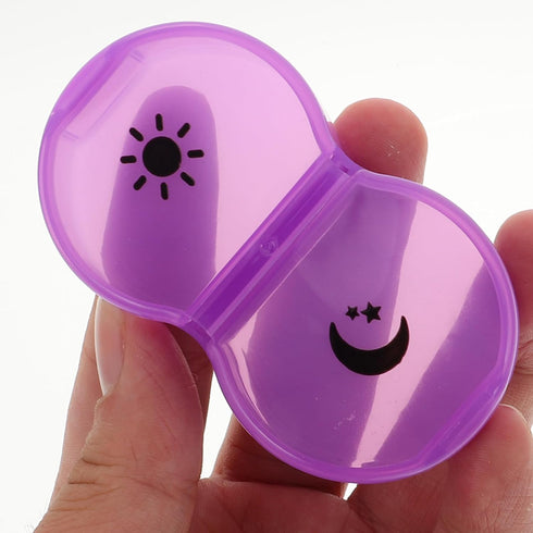 HAKIDZEL 7-Day 3 Weekly Pill Organizer Box Meals Detachable Medicine Case Portable Compact Wear-Resistant Travel Pill