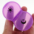 Ipetboom Weekly Pill Organizer Portable Medicine Case with Three Daily Compartments, Wear-Resistant Black Travel Pill
