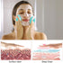 Lip Scrub Brush Silicone Facial Cleansing Brush - 2PCS Lip Exfoliator, 2PCS Face Scrubber, Blackhead Remover