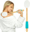 Vive Lotion Applicator for Back, Feet (17.5") - Self Washer Beauty Shower Sponge, Long Handle Cream Wand for Elderly,