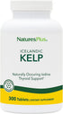 NaturesPlus Icelandic Kelp | 150 mcg Iodine; 150 mg Kelp | 300 Vegetarian Tablets | Natural Iodine Supplement |