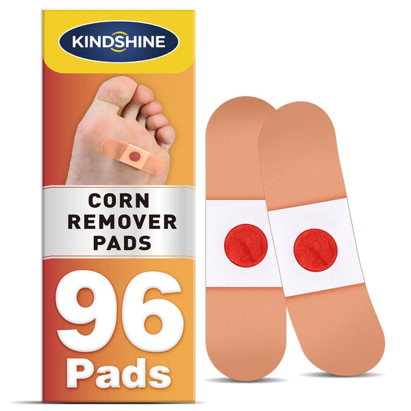 kindshine 96P Corn Remover Pads for Feet and Toes, Extra Strength 40% Salicylic