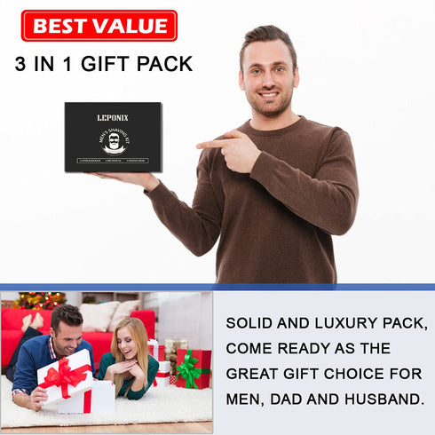 Shaving Kit for Men - Essential Gift Set Includes Sandalwood Shaving Cream, After Shave Lotion, and Pre Shave Oil for