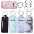 Pengxiaomei 5 Pcs Chapsticks Holder Keychain, Lip Balm Holder for Women, Stocking Stuffers for Lipstick