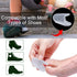 Welnove Toe Separators for Bunions, Gel Overlapping Toe Spacers, Bunion Corrector for Pain Relief, 10 Pack