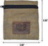 Hide & Drink, Water Resistant Waxed Canvas Condom Pouch, Change Valuables Tech Pocket Purse, Classic Partner Gift