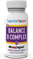 Superior Source B Complex Folic Acid/Biotin, 60 Tablets