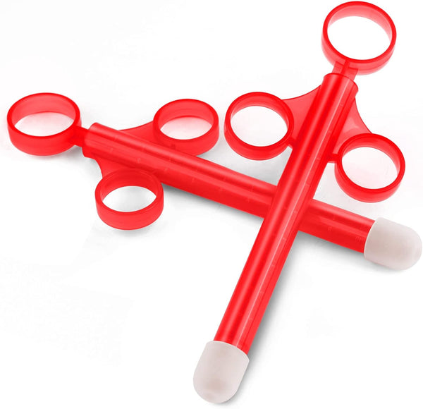 HOTTOK Lubricant Applicator Syringes with Smooth Rounded Cap, Reusable, Easy Use & Clean