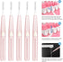60PCS Interdental Brush: Push-Pull Type Slim Tooth Cleaning Tool for Oral Dental Hygiene, Soft Toothpick Cleaners