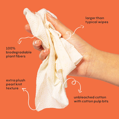 Refresh Line Deodorant Wipes, 15ct Deodorant for Women with Zinc, Probiotics & Prebiotics, Sweat Wipes to Cleanse Skin