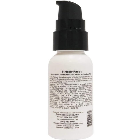 Sun Laboratories By Giesee Face Self Tanner Medium, Facial Self Tanning Lotion