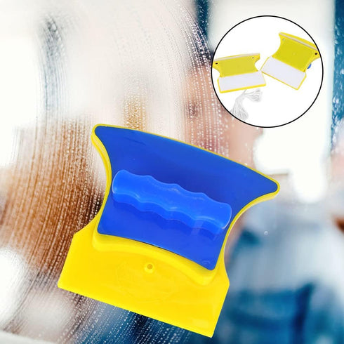 Yuehuam Double Sided Magnetic Window Cleaner Window Glass Wiper Cleaning Tool Magnetic Glider Washing Brush Equipment for High- Rise Single Glazed