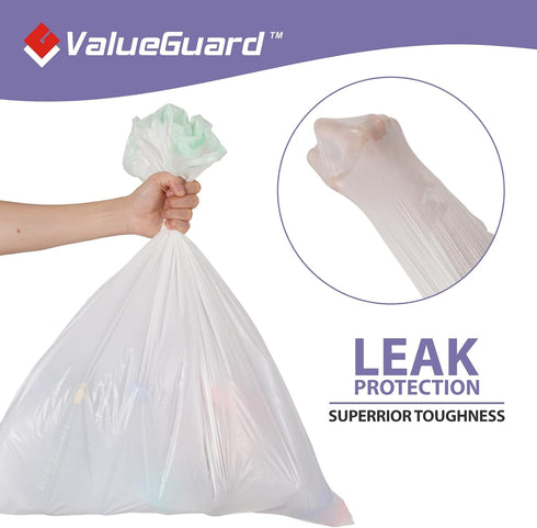 13 Gallon Drawstring Trash Bag, 110 Count Tall Waste Bags for Kitchen, Office, Party