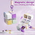 Pomelo Life 7 Magic Cube Pill Organizer Keychain - Day Weekly Portable Medicine Box with Moisture-Proof Sealed