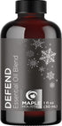 Set Maple Holistics Essential Oils - Day and Night Essential Oil Blends for Diffuser with Protect Defend and Chill
