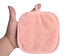 Reusable Makeup Remover Cloths - Soft Microfiber Facial Cleansing Pads for Face, Eye, Lips (12 Pack, Coral)