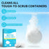 Set 30 Bottle Cleaning with Long Handle Brush and Dissolving Tablets, for Thermos, Coffee Pot, Glass, Tumbler