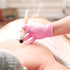 Nitrile Disposable Gloves, 3-mil, Medical Exam Gloves, Disposable Latex Free, Pink Rubber Cleaning Gloves, 50-ct Box