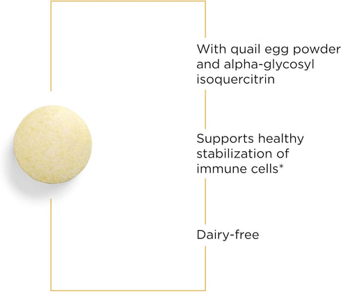 Integrative Therapeutics ALLQLEAR - Fast-Acting Seasonal Support Supplement, 60 Chewable Tablets