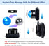 Mountable Massage Ball, 3 in 1 Muscle Recovery Massager for Pain Relief, Myofascial Release, Ideal Gifts for Loved Ones