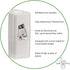 Dental Floss Dispenser with Refillable Holder - Bundled with Mint Waxed Floss Refill Spool, 200 Yards Jumbo Set