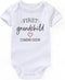KEDFQV first grandchild coming soon grandparents pregnancy announcement Baby Bodysuits