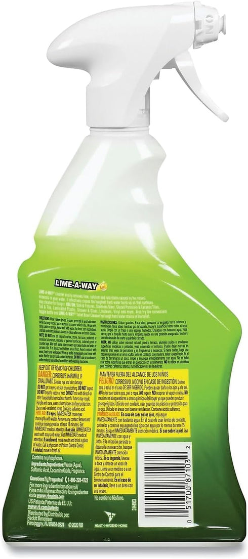 Lime-A-Way Cleaner, 22 Fluid Ounce for Effective Cleaning
