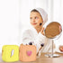 Zubebe 6 Pcs Preppy Patch Cute Makeup Bags - Toiletry Bags for Travel, Chenille Letter Nylon Cosmetic Pouch