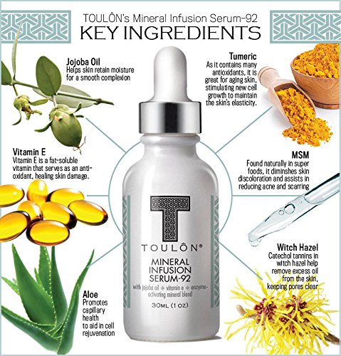 Skin Firming Serum for Face, Neck & Decollete with Natural Anti-Aging Minerals & Antioxidants