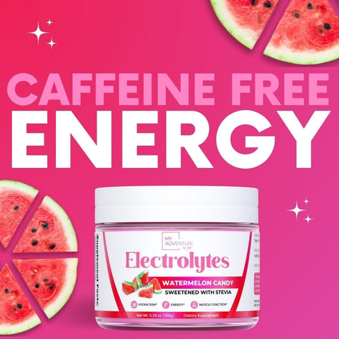 Zero Sugar Watermelon Candy Electrolytes Powder - Sugar Free Drink Mix for Refreshing Hydration, Vegan, Keto, Paleo -
