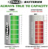 ULNMH413AAASL 1/3AAA Solar Rechargeable Battery, NIMH 1.2V 150mAh, 4-Pack for Outdoor Garden Solar Lights