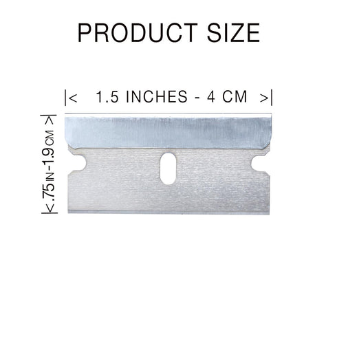 Single Edge Razor Blades - Two 10 Packs - 20 Blades - Heavy Duty SK5 Steel Utility Razor Blade Replacement in Convenient Storage Box