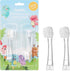 Papablic Replacement Toothbrush Heads, 2 Count, Compatible with Papablic BabyHandy & Toddler Sonic