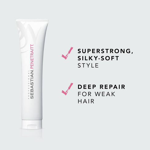 Sebastian Professional Penetraitt Deep Repair & Strengthening Masque for Dry, Damaged, & Colored Hair
